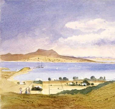 Mangere Mountain 1863 (Turnbull Library)