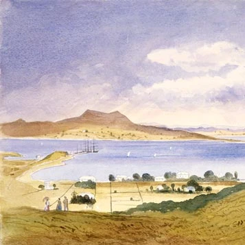 Mangere Mountain 1863 (Turnbull Library)