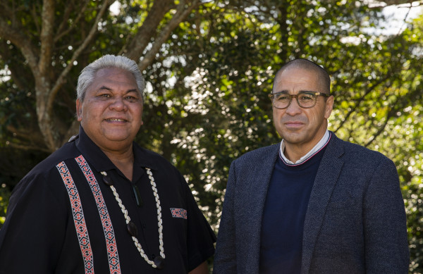 Paul Majurey and Cr Alf Filipina, Chair and Co-Chair Tūpuna Maunga Authority